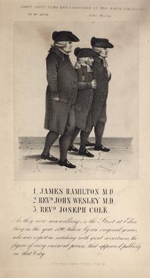 Print of three men walking: 
