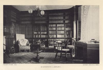 Print of Dicken's Library