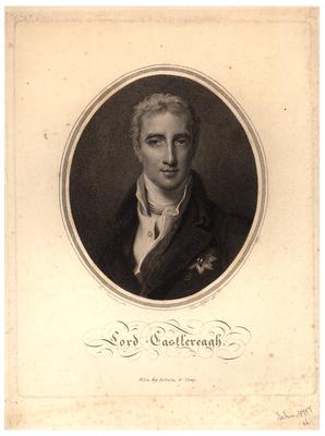 Portrait of Lord Castlereagh, British statesman