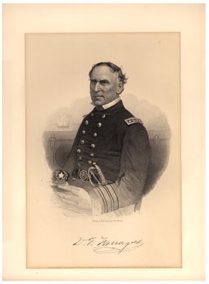 Portrait of Admiral David G. Farragut, seated