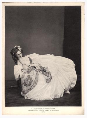 Portrait of Virginia Oldoini dated 1862