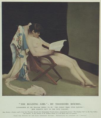The Reading Girl by Theordore Roussel