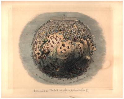 All the world to see the great exhibition of 1851. Designed and etched by George Cruikshank