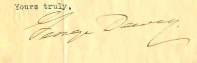Hand written signature 