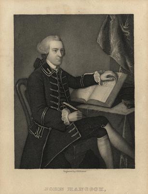 Portrait of John Hancock, signer of the Declaration of Independence