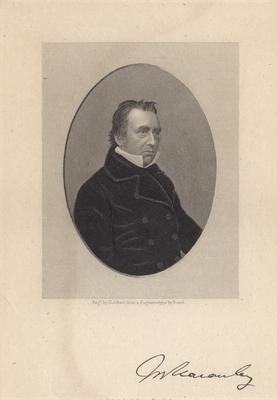 Portrait of Thomas B. Macaulley, with autograph, 