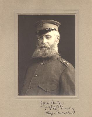 Portrait of A. W. Greely, with autograph 