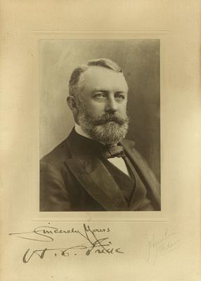 Portrait of Henry Clay Frick, autographed 