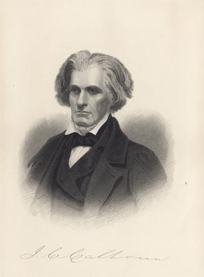Portrait of John C. Calhoun, American statesman
