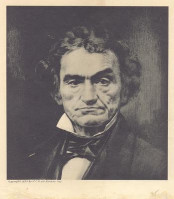 Portrait of Rufus Choate, American lawyer and orator