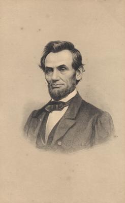 Portrait of Abraham Lincoln, head and shoulder
