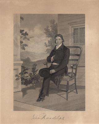Portrait of John Randolph, seated