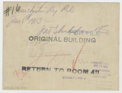 Interior construction of post office.                          Winchester Ky P.O. handwritten on verso