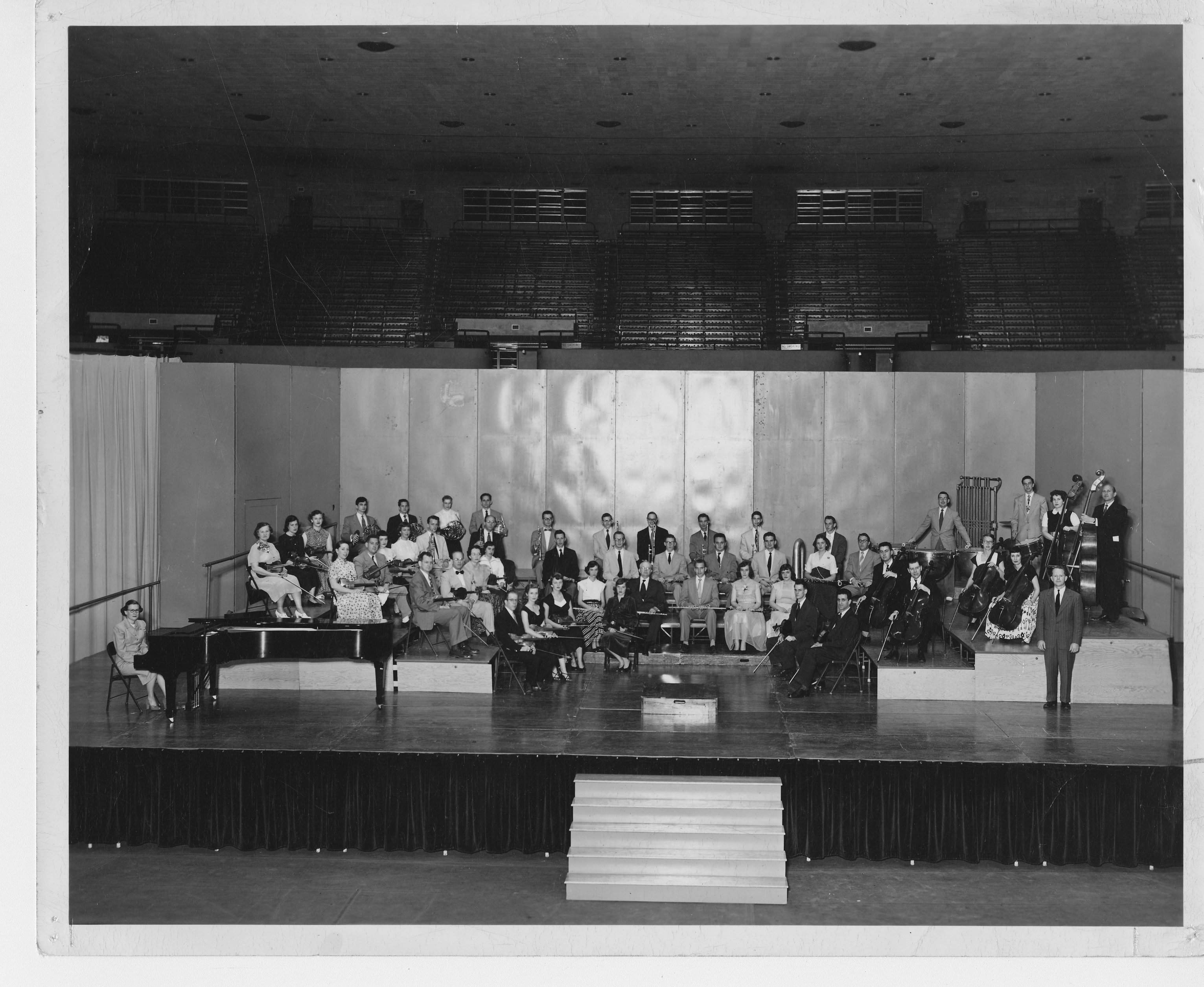University Symphony Orchestra with Edwin E. Stein conducting ...