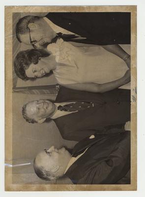 From left to right: Scott Reed, Dean and Mrs. Matthews, and Charles Landrum; Lexington Herald - Leader staff photo