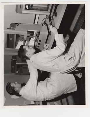 Pharmacy students at work in the laboratory