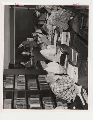 Students study at the Pharmacy Library