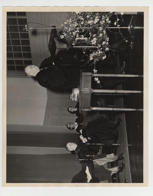 President Herman L. Donovan (seated, front row); Photographer: Mack Hughes