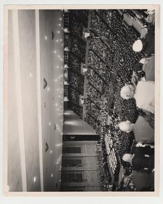 Graduation Day and dedication of the Coliseum; Speaker: John Sherman Cooper of Kentucky, United States delegate to the United Nations; Photographer: Ben L. Williams