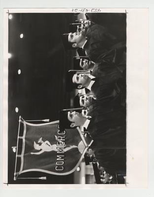 Graduation ceremony; This image is on page 431 of the 1969 Kentuckian