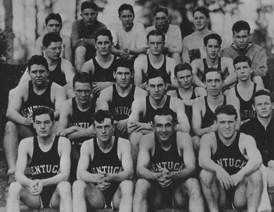 Members of the 1929-30 Freshman basketball team, unidentified; photographer:  E. Martin Jessee