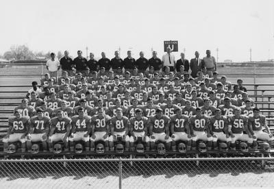 UK football team photo in 1968; photo appears on page 384 of the 1969 Kentuckian