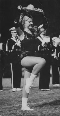 UK majorettes during a game