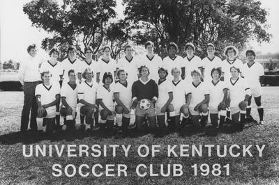 Unidentified members of the 1981 UK Soccer team