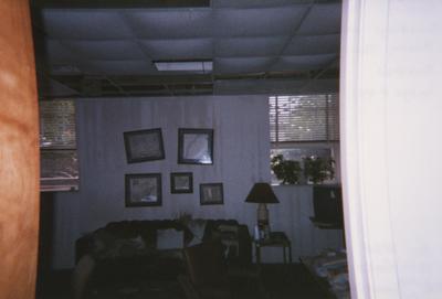 Administration Building fire, May 15, 2001; basement, Affirmative Action office
