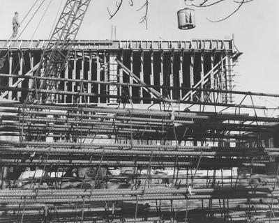 Construction of Dickey Hall