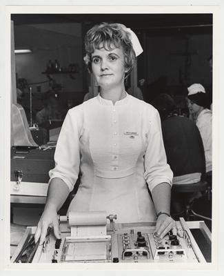 Mrs. Maxine Niemier, a Medical Center nurse