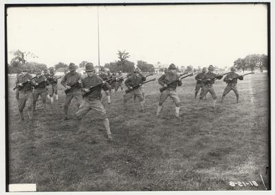 University of Kentucky military technical training               during World War I.  Combat training