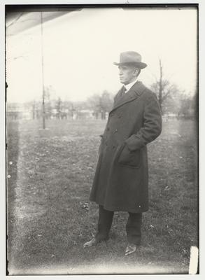 University of Kentucky military training during World War I.  President Frank L. McVey