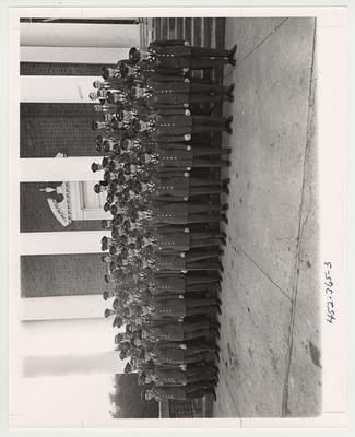 The 1969 Army Reserve Officers Training Corps Freshmen and Sophomores.  This photo is in the 1969 Kentuckian on page 365