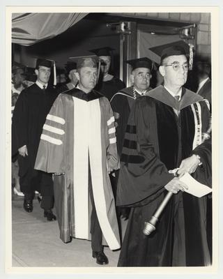 Governor Edward Breathitt and University of Kentucky President John Oswald