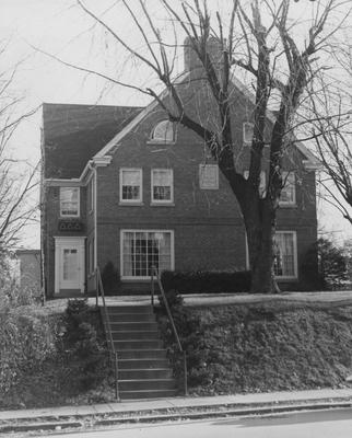 Front of the Delta Delta Delta House. This photo is on page 314 of the 1947 