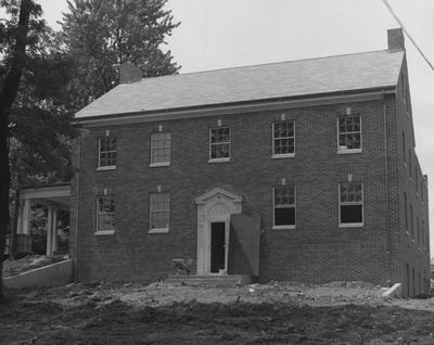 Construction of the Alpha Tau Omega house. Received July 31, 1959 from Public Relations