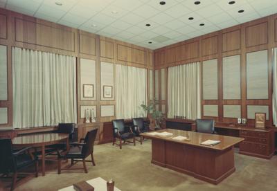 Interior of Maxwell Place. Received from papers of Otis Singletary