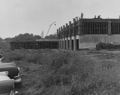 Medical Center construction. Received August 16, 1958 from Public Relations