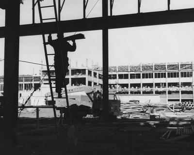 Medical Center construction. Received December 6, 1958 from Public Relations