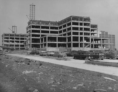Medical Center construction. Received April 15, 1960 from Public Relations