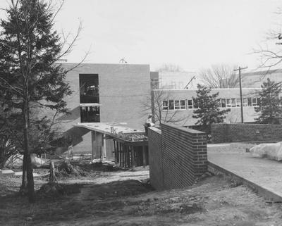 Student Union addition under construction. Received December 1, 1962 from Public Relations