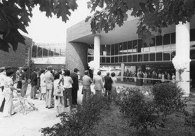 The most recent addition to the UK Student Center was dedicated in 1982, September