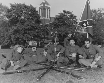Confederate drill team of the Pershing Rifles