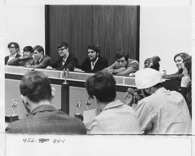 Quiz Bowl. This image appears first on page 94 in the 1969 Kentuckian