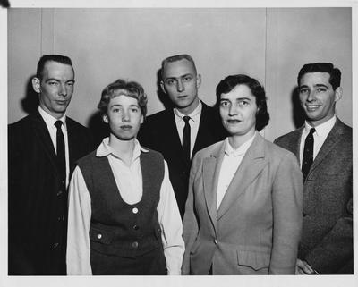 Psi Chi Officers. Received February 22, 1961 from Public Relations