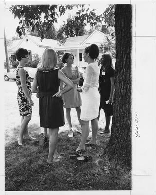 Sorority Rush; This photo is in the 1969 Kentuckian on page 55, picture 1