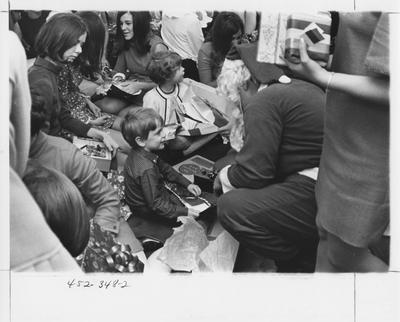 Panhellenic sponsered Christmas project; This photo is in the 1969 Kentuckian on page 348, picture number 2