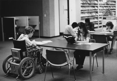 The 1970s brought many changes to the campus, including more attention to the needs of those students with disabilities