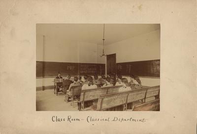 Students in a Classical Department class